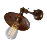 Hat Wall Light - Antique Brass